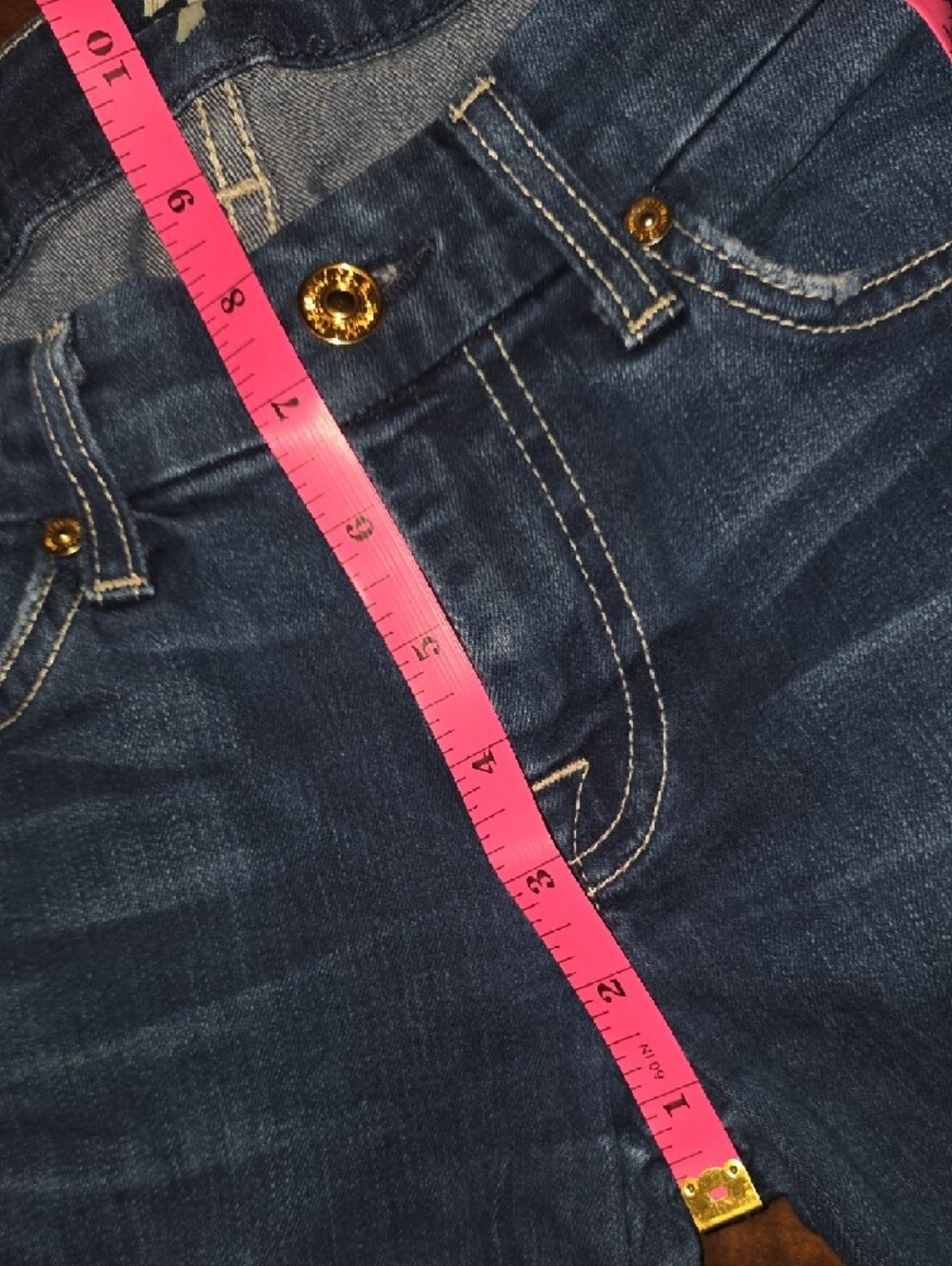7 For All Mankind Women's Dark ✨️Indigo Bootcut Jeans✨️ FLARE✨️ - Picture 9 of 13